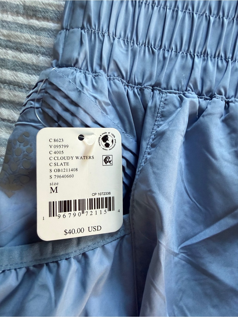 BNWT SZ Med. Free People Get Your Flirt On Summer Running Shorts - Picture 2 of 4